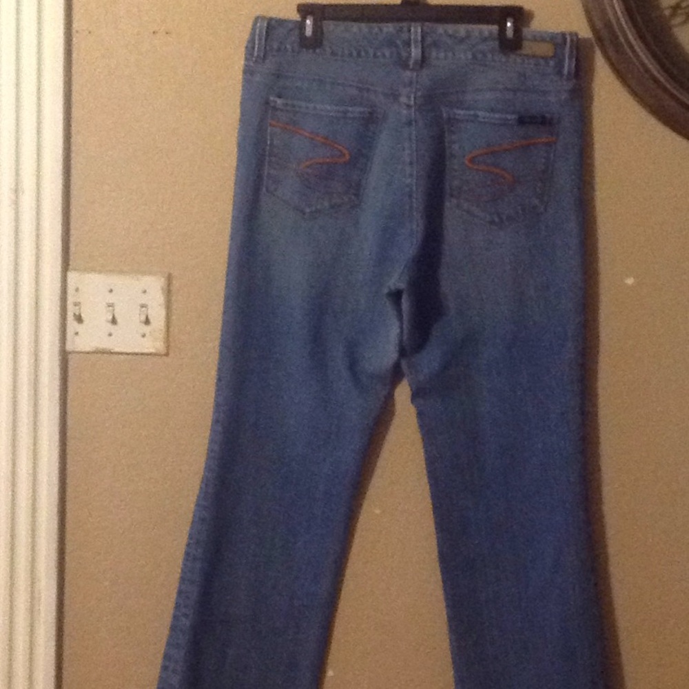 seven7 boot cut jeans size 14x32